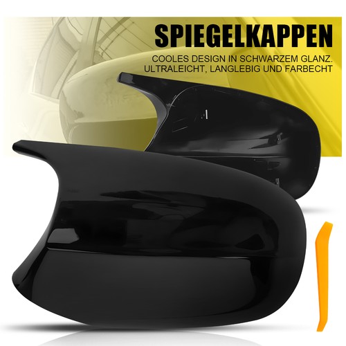 Glanz schwarz spiegelkappen - schwarz,