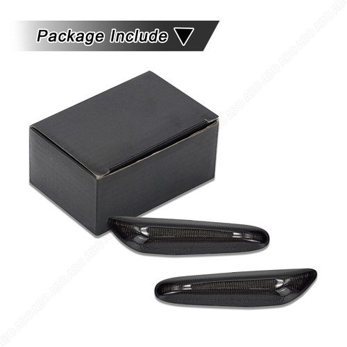 Led seitenblinker schwarz - 2x,